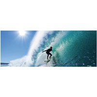 mySPOTTI Badrückwand »Surfing USA«, BxH:120 cm x 45 cm, blau von mySPOTTI