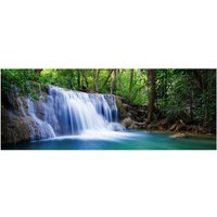 mySPOTTI Badrückwand »Waterfall«, BxH:120 cm x 45 cm, blau von mySPOTTI