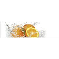 mySPOTTI Küchenrückwand »Aqua-Orange«, Aluverbund, Orange von mySPOTTI