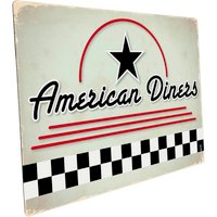 mySPOTTI Mini-Spritzschutz »American Diners«, Aluverbund, Bild von mySPOTTI