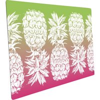 mySPOTTI Mini-Spritzschutz »Ananas White«, Aluverbund, Ananas von mySPOTTI
