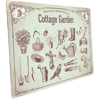 mySPOTTI Mini-Spritzschutz »Cottage Garden«, Aluverbund, Bild von mySPOTTI