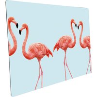 mySPOTTI Mini-Spritzschutz »Lovely Flamingo Aqua«, Aluverbund, Flamingo von mySPOTTI
