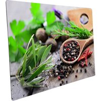 mySPOTTI Mini-Spritzschutz »Salt + Pepper«, Aluverbund, Gewürze mySPOTTI Mini-Spritzschutz »Salt + Pepper«, Aluverbund, Gewürze von mySPOTTI