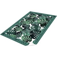 mySPOTTI Vinyl Teppich »Monstera«, BxL:203 cm x 136 cm, weiß|grün von mySPOTTI