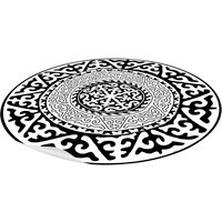 mySPOTTI Vinyl Teppich »Nimani«, BxL:136 cm x 136 cm, schwarz|weiß mySPOTTI Vinyl Teppich »Nimani«, BxL:136 cm x 136 cm, schwarz|weiß von mySPOTTI