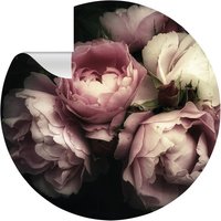 mySPOTTI Vliestapete »Rosa«, Blumenmuster, rosa/schwarz, matt von mySPOTTI