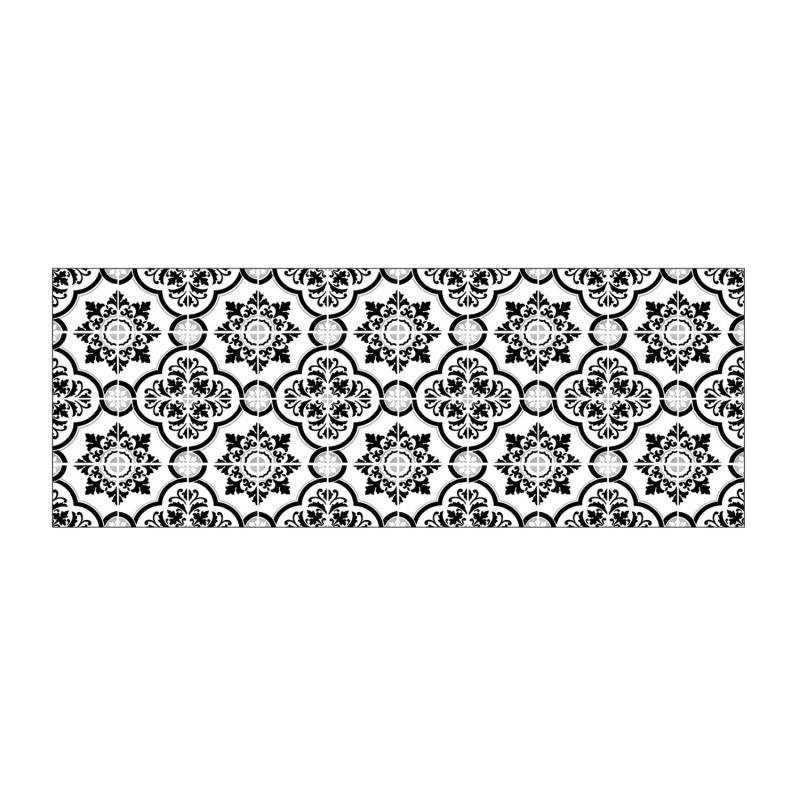 MySpotti Küchenrückwand Profix Cucina Elena Fliesen 160 x 60 cm Weiß-Schwarz von mySPOTTi