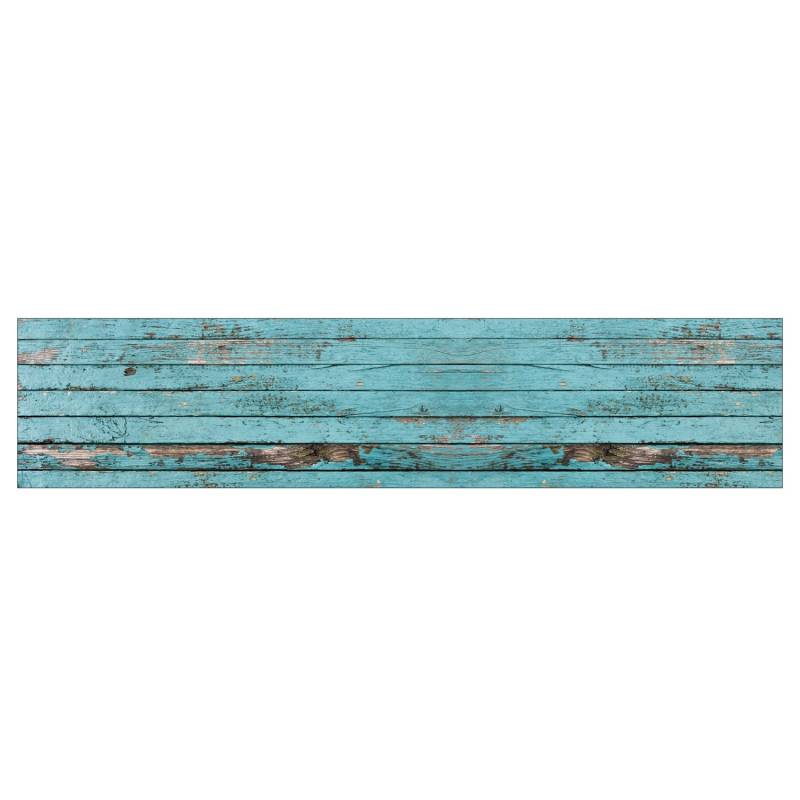 MySpotti Küchenrückwand Profix Cucina Ernest Holz 270 x 60 cm Cyan von mySPOTTi