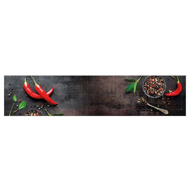 MySpotti Küchenrückwand Profix Cucina Hot Chili 270 x 60 cm Paprika von mySPOTTi