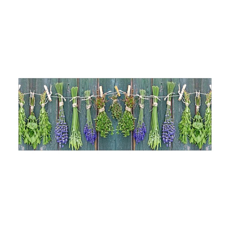 MySpotti Küchenrückwand Profix Cucina Kräuter Provence 160 x 60 cm Grün-Lila von mySPOTTi