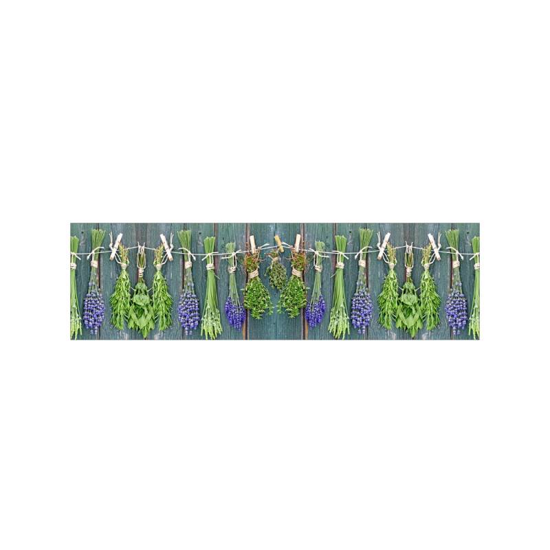 MySpotti Küchenrückwand Profix Cucina Kräuter Provence 210 x 60 cm Grün-Lila von mySPOTTi