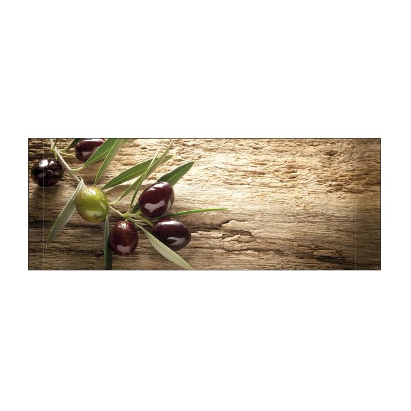 MySpotti Küchenrückwand Profix Cucina Mediterran 160 x 60 cm Braun-Grün von mySPOTTi