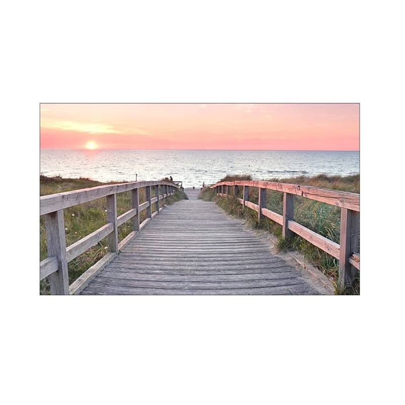 MySpotti Küchenrückwand Profix Cucina Osteestrand 100 x 60 cm Pink von mySPOTTi