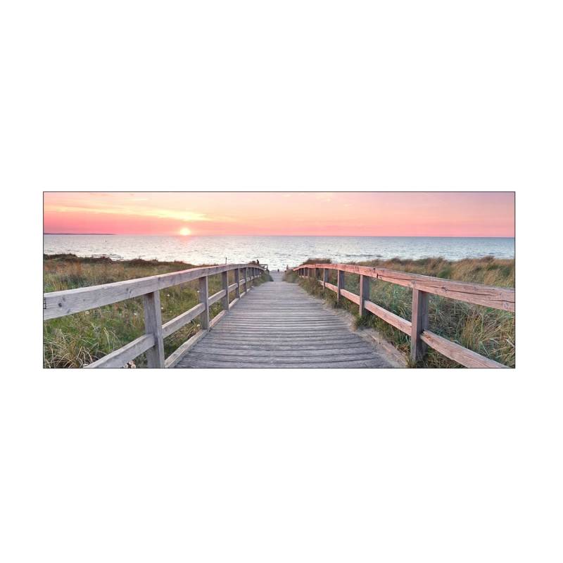 MySpotti Küchenrückwand Profix Cucina Ostseestrand 160 x 60 cm Pastel Pink von mySPOTTi