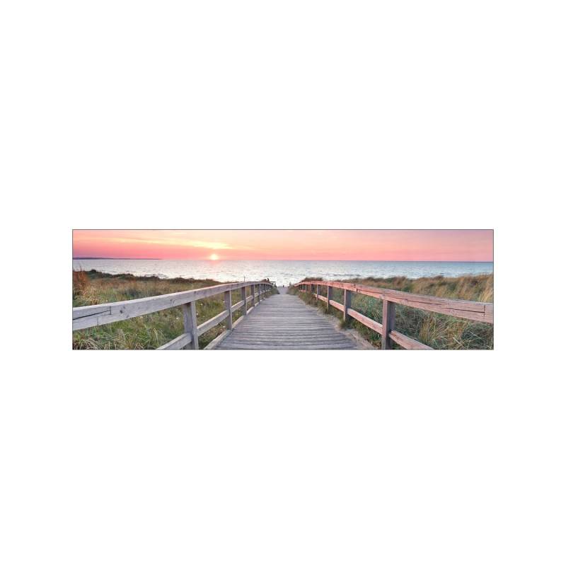 MySpotti Küchenrückwand Profix Cucina Ostseestrand 210 x 60 cm Pink von mySPOTTi