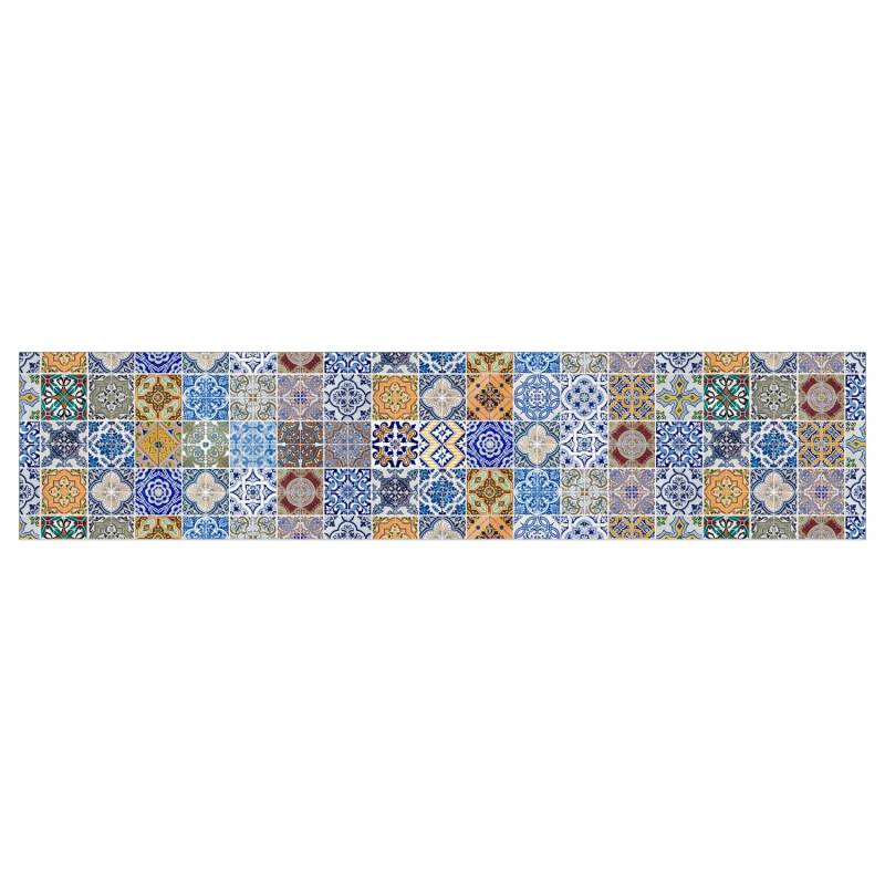 MySpotti Küchenrückwand Profix Cucina Pablo Fliese 270 x 60 cm Bunt Pastell von mySPOTTi