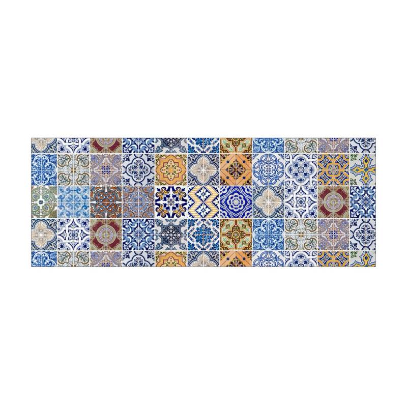 MySpotti Küchenrückwand Profix Cucina Pablo Fliesen 160 x 60 cm Gelb-Blau von mySPOTTi