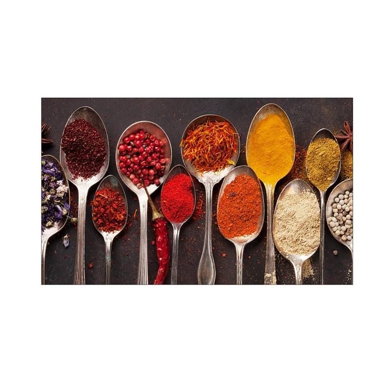 MySpotti Küchenrückwand Profix Cucina Piccante 100 x 60 cm Rot-Braun-Bunt von mySPOTTi