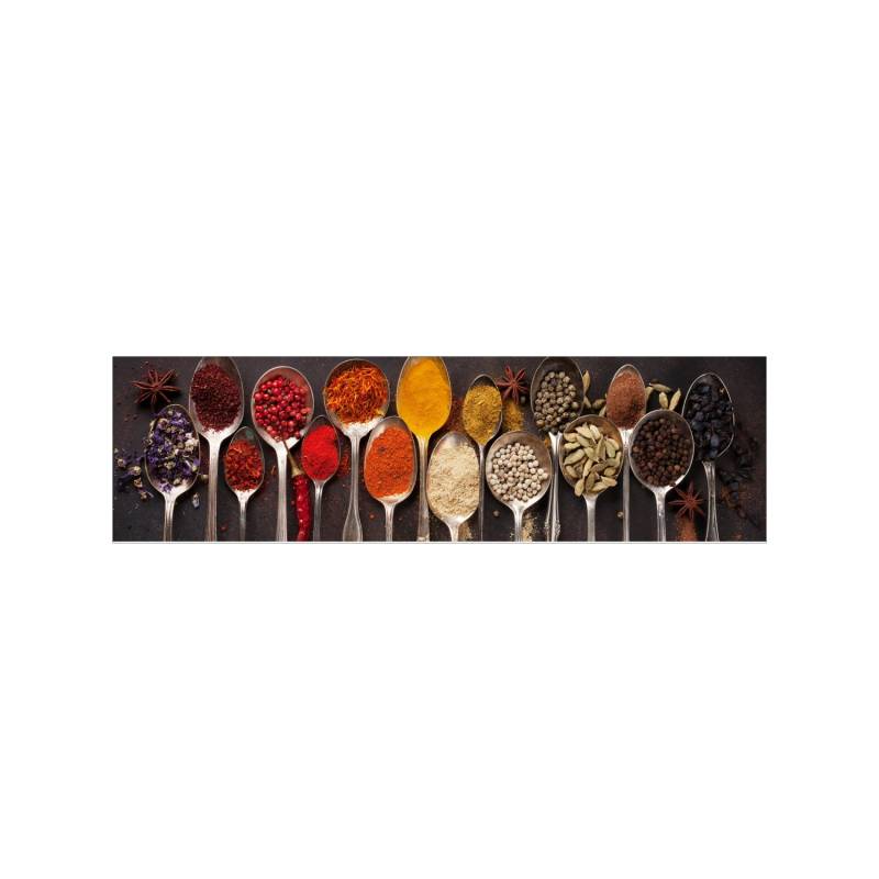 MySpotti Küchenrückwand Profix Cucina Piccante 210 x 60 cm Rot-Gelb-Schwarz von mySPOTTi