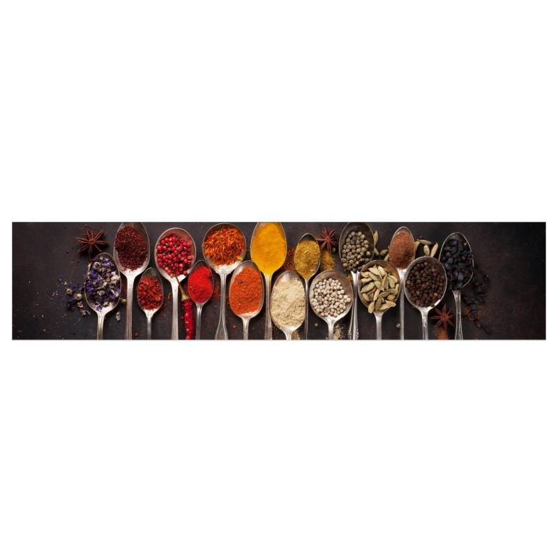 MySpotti Küchenrückwand Profix Cucina Piccante 270 x 60 cm Rot-Gelb-Schwarz von mySPOTTi