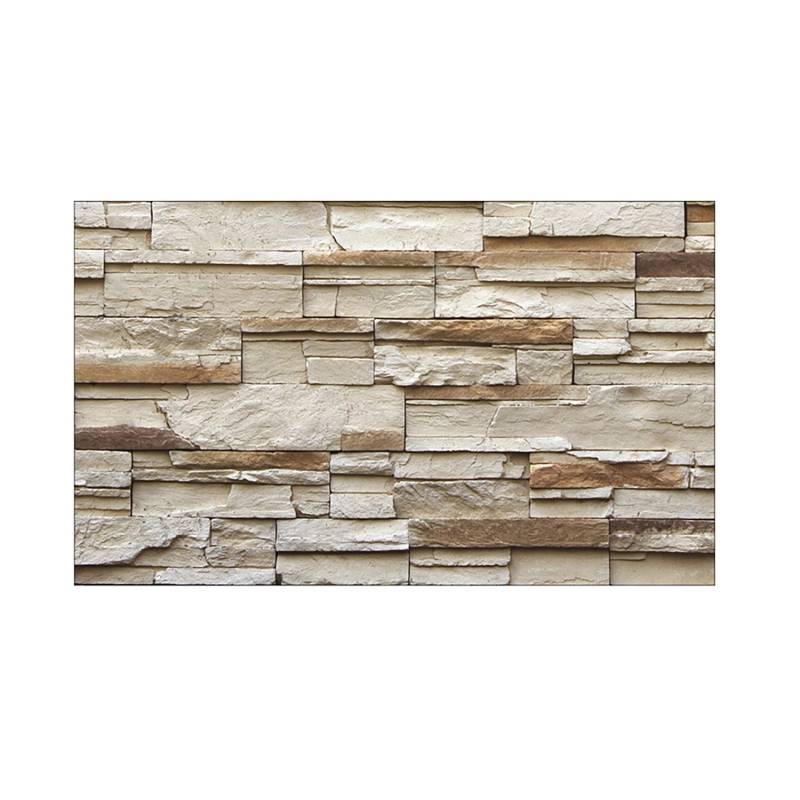 MySpotti Küchenrückwand Profix Cucina Rustical Bricks 100 x 60 cm Beige von mySPOTTi