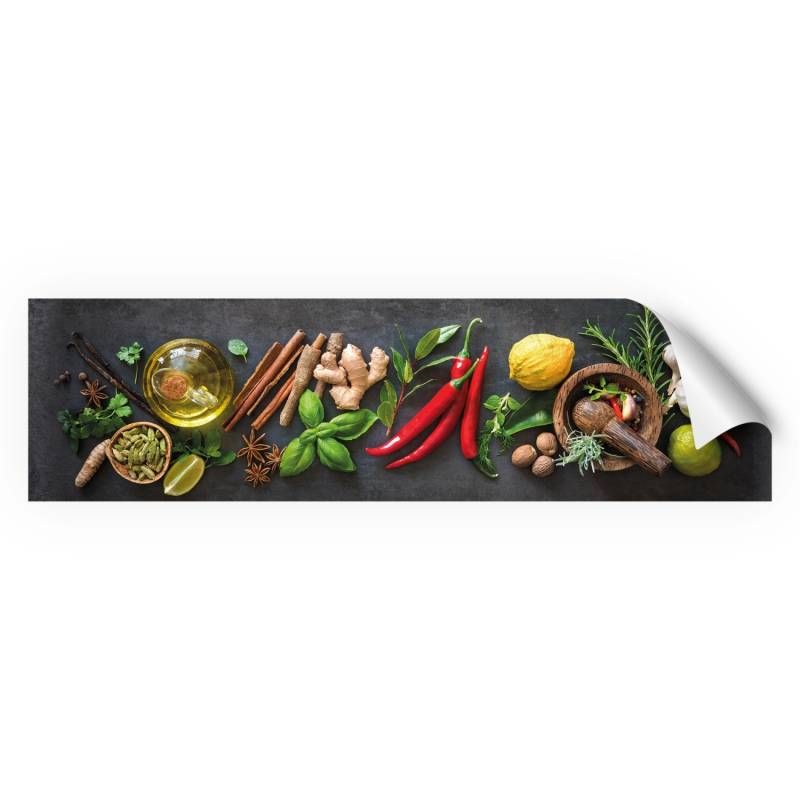 Myspotti Küchenrückwandfolie Fresh Spice Selbstklebend 220 cm x 60 cm von mySPOTTi