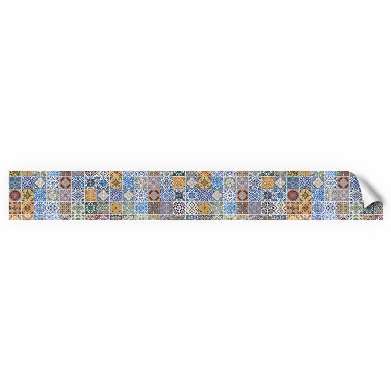 Myspotti Küchenrückwandfolie Pablo Fliese Selbstklebend 450 cm x 60 cm von mySPOTTi