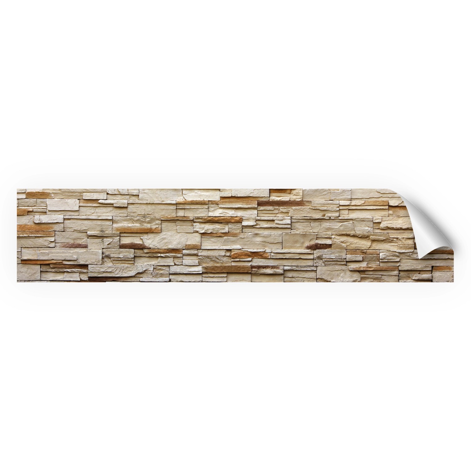 Myspotti Küchenrückwandfolie Rustical Bricks Selbstklebend 280 cm x 60 cm von mySPOTTi