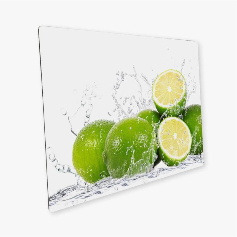 Myspotti Mini-Spritzschutzplatte Aqua Limette 59 cm x 41 cm von mySPOTTi