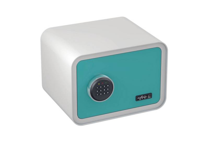 mySafe BASI Tresor Elektrischer Tresor mit Zahlenschloss (Packung, 1-St), Zahlencode, Alarm, 2 Notschlüssel, Notstromaggregat - Diverse Farben von mySafe BASI