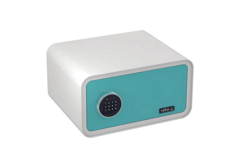 mySafe BASI Tresor Elektrischer Tresor mit Zahlenschloss (Packung, 1-St), Zahlencode, Alarm, 2 Notschlüssel, Notstromaggregat - Diverse Farben von mySafe BASI