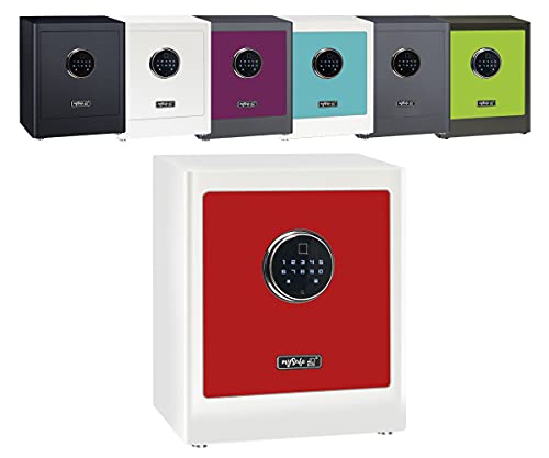 mySafe Premium 350 | elektronischer Schrank-Tresor | Zahlencode & Fingerscan | modernes Design | hohe Sicherheit | Rot/Weiß mySafe Premium 350 | elektronischer Schrank-Tresor | Zahlencode & Fingerscan | modernes Design | hohe Sicherheit | Rot/Weiß von mySafe BASI