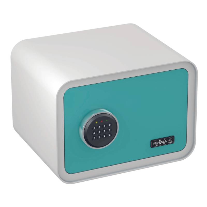 mySafe - Elektronik-Möbel-Tresor - mySafe 350 - Code - Blau-Weiß von mySafe Basi
