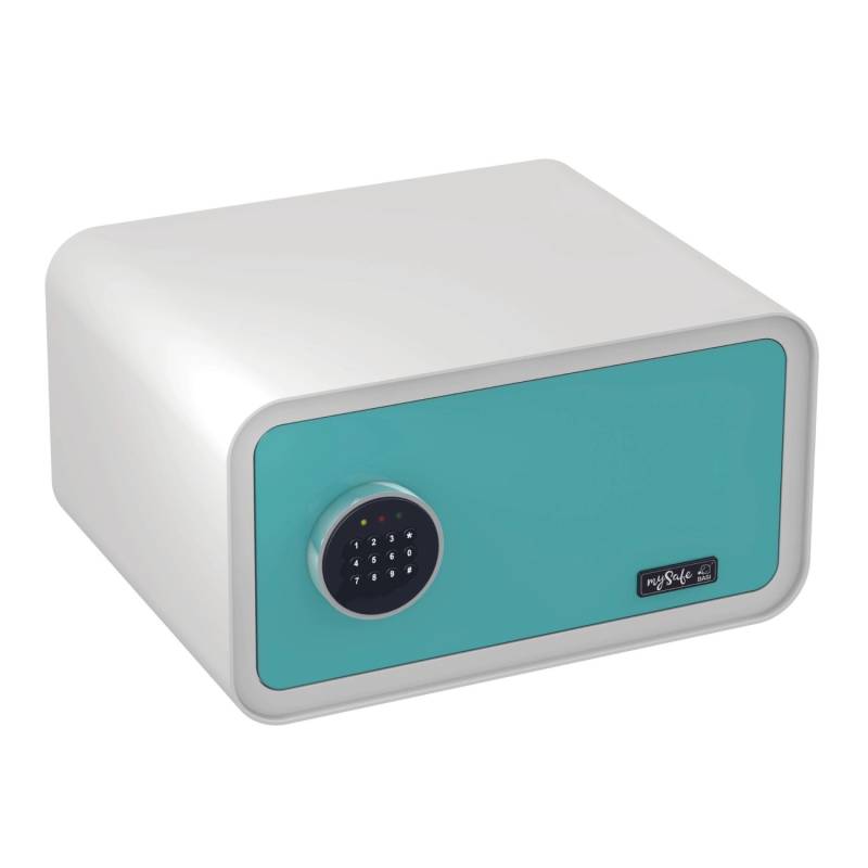mySafe - Elektronik-Möbel-Tresor - mySafe 430 - Code - Blau-Weiß - 2018-0001-1013 von mySafe Basi