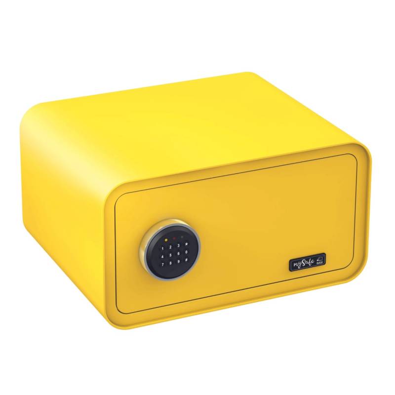 mySafe - Elektronik-Möbel-Tresor - mySafe 430 - Code - Zitronengelb - 2018-0001-1600 von mySafe Basi