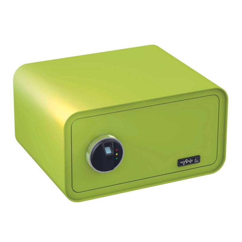 mySafe - Elektronik-Möbel-Tresor - mySafe 430 - Fingerprint - Apfelgrün - 2018-0003-1500 von mySafe Basi