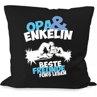 Opa Kissen - Und Enkelin Beste Freunde Fürs Leben Deko Geschenk Für von myShirtStore