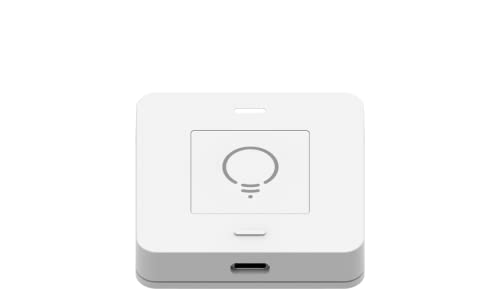 myStrom WiFi Button Plus, Smart Home Taster, 4 Tasten, SONOS. Sensoren für Temperatur und Luftfeuchtigkeit. IFTTT. REST API Integration in eigene Systeme, Weiss von myStrom