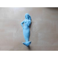 Blaue Gegossene Metall-Meerjungfrauen-Wandhaken Blaue Gegossene Metall-Meerjungfrauen-Wandhaken von myTreasureNook