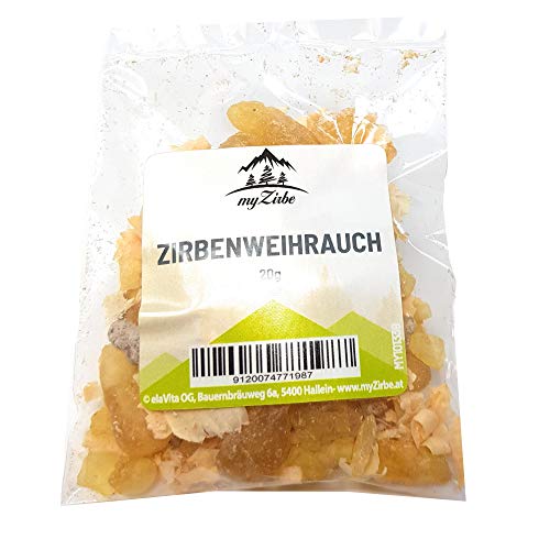 myZirbe - Zirbenweihrauch 20g im Beutel Zirbe von myZirbe