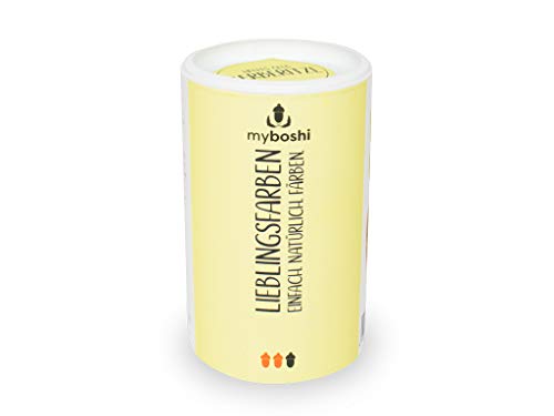 myboshi Lieblingsfarben einfach natürlich färben Farbe Berberitze/helles gelb von myboshi