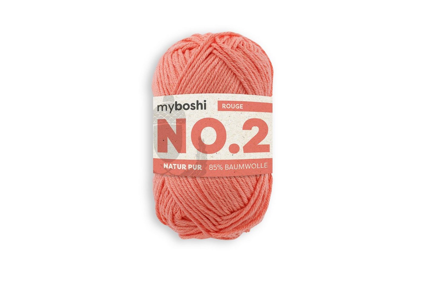 myboshi No.2 Wolle, Babywolle Häkelwolle, 100 m (1-St., No.2 Wolle Original Babywolle), Uni von myboshi