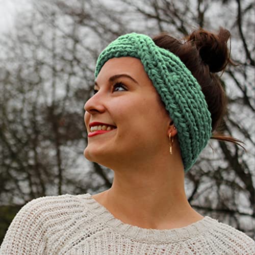 myboshi Strickring-Set Stirnband Arona für Anfänger, inkl. No.1-Wolle, Anleitung, Wolle und Label, Loom-Set 30% Merinowolle Grün, mit Strickring myboshi Strickring-Set Stirnband Arona für Anfänger, inkl. No.1-Wolle, Anleitung, Wolle und Label, Loom-Set 30% Merinowolle Grün, mit Strickring von myboshi