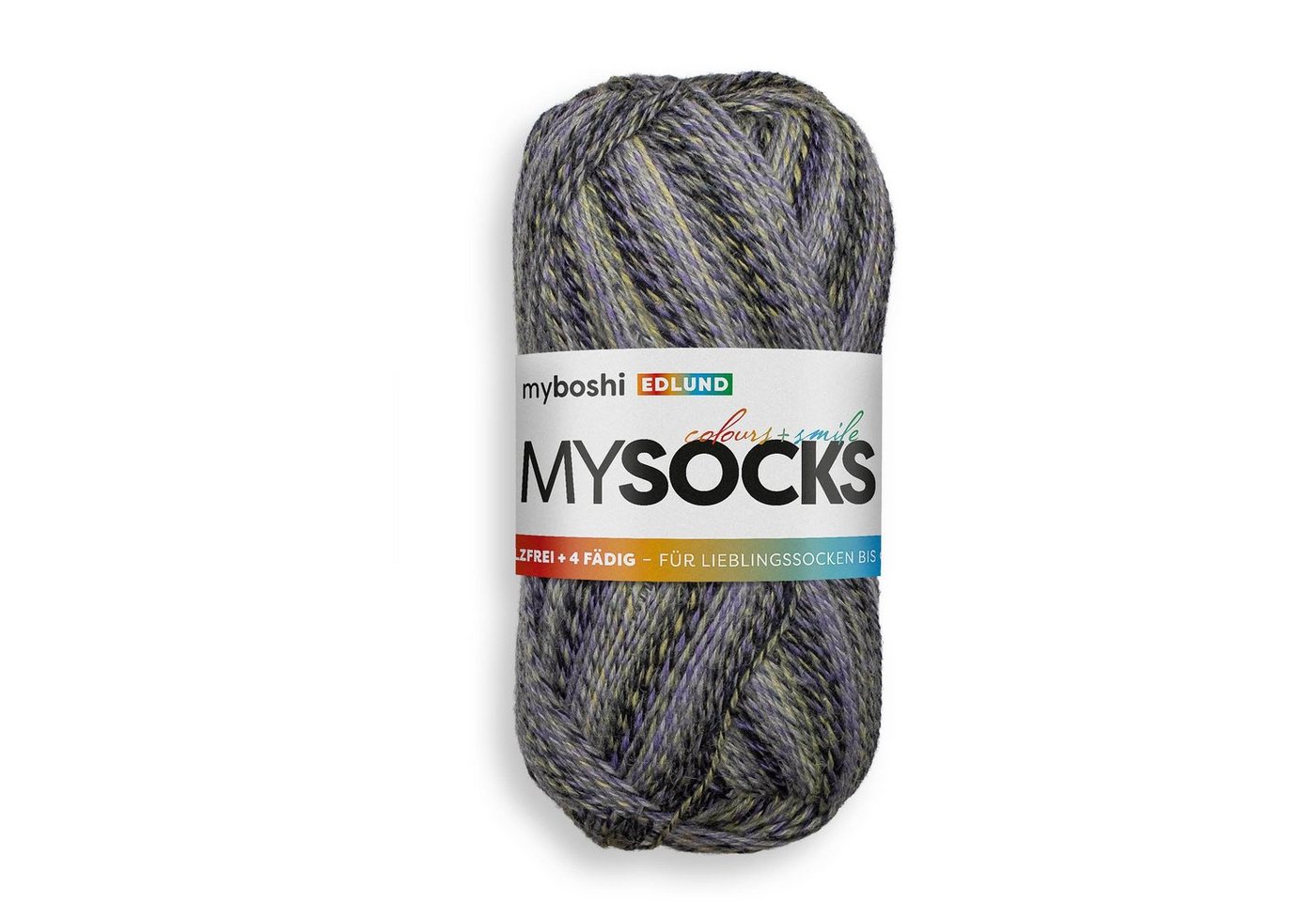 myboshi mysocks Sockenwolle, 4-fädig Häkelwolle, 420 m (1-St., mysocks Sockenwolle), Farbverlauf von myboshi