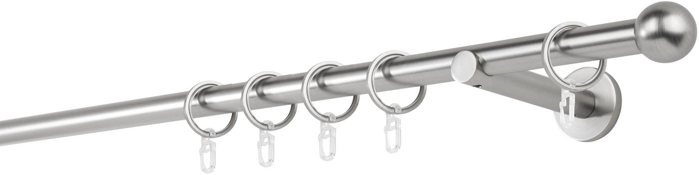 mydeco Gardinenstange 20mm Ball Wandträger 12 cm, 1-läufig, Fixmaß, verschraubt mydeco Gardinenstange 20mm Ball Wandträger 12 cm, 1-läufig, Fixmaß, verschraubt von mydeco