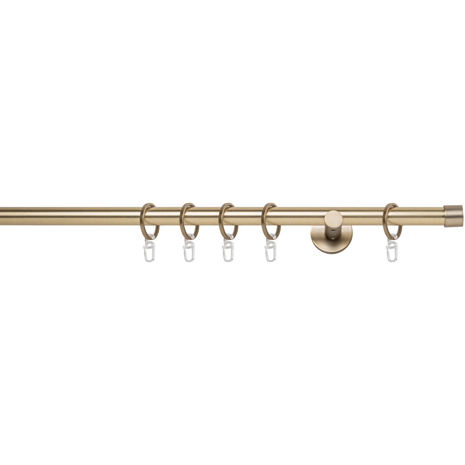 Mydeco Maß-Gardinenstange mit Endstück Cap Messing Ø 2 cm x 330 cm Mydeco Maß-Gardinenstange mit Endstück Cap Messing Ø 2 cm x 330 cm von mydeco