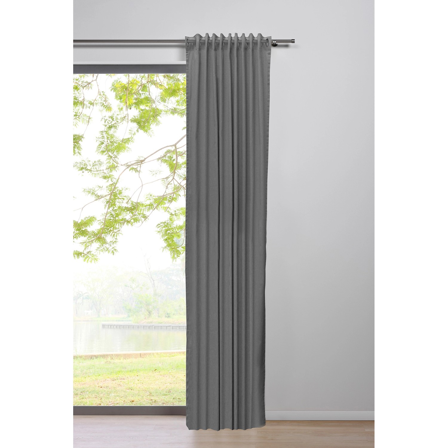 Mydeco Ösenschal Breeze Grau 245 cm x 135 cm von mydeco