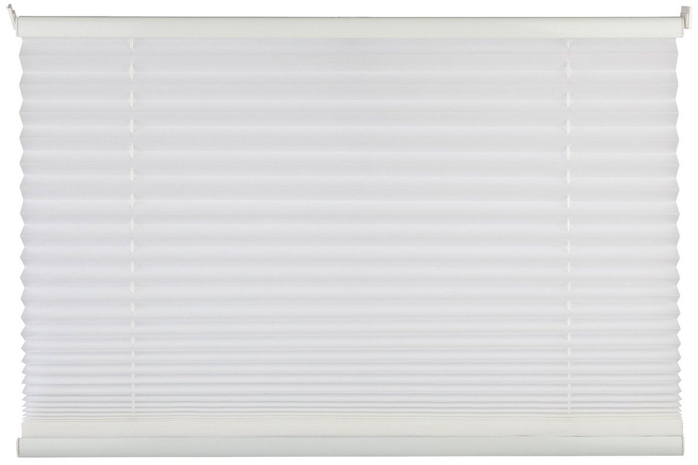 mydeco Plissee FREE, Plissee, Weiß, B 110 x H 130 cm, blickdicht, ohne Bohren, Klemmfix von mydeco