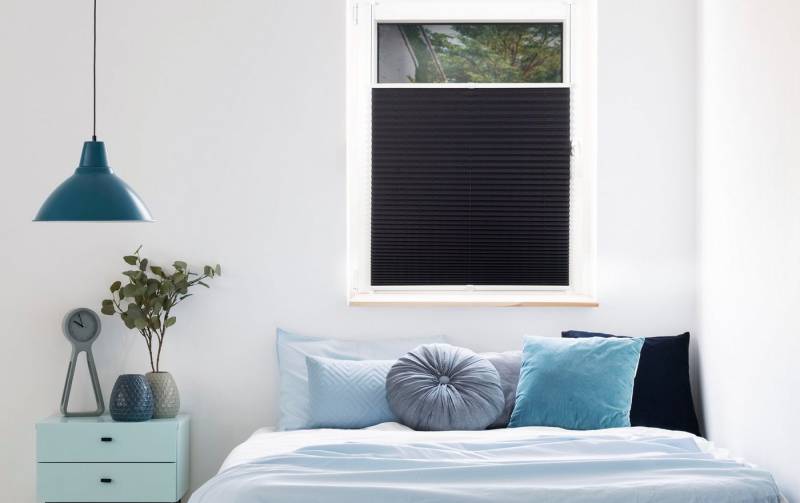 mydeco Plissee Free, Lichtschutz, ohne Bohren, verspannt, Klemmfix von mydeco